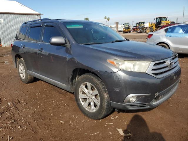 5TDZK3EH6BS045333 - 2011 TOYOTA HIGHLANDER BASE CHARCOAL photo 4