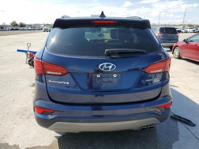 5XYZW4LAXHG503199 - 2017 HYUNDAI SANTA FE S BLUE photo 6