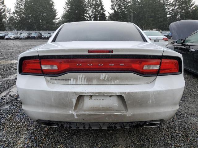 2C3CDXBG7DH526815 - 2013 DODGE CHARGER SE WHITE photo 6