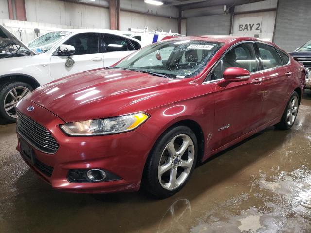 3FA6P0LU2DR247004 - 2013 FORD FUSION SE HYBRID RED photo 1