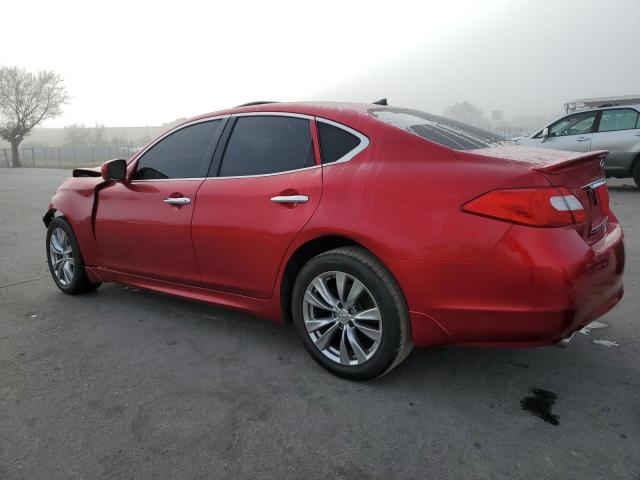 JN1BY1AP3DM513361 - 2013 INFINITI M37 RED photo 2