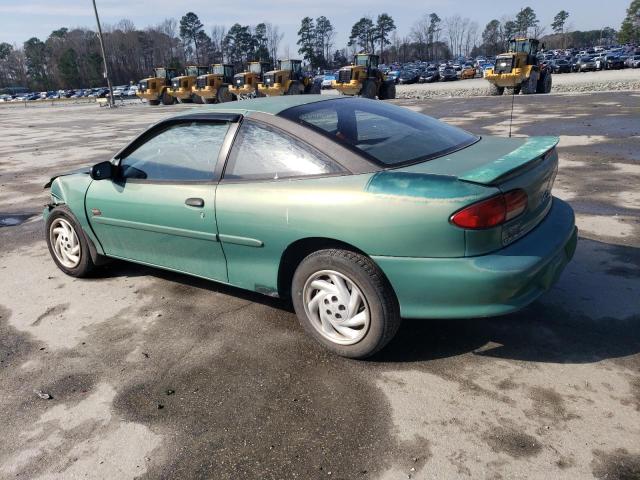 1G1JC1248X7260660 - 1999 CHEVROLET CAVALIER BASE GREEN photo 2