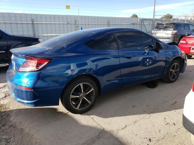 2HGFG3B54EH520593 - 2014 HONDA CIVIC LX BLUE photo 3