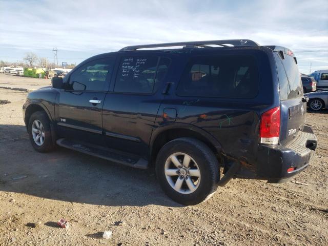 5N1BA08C68N619426 - 2008 NISSAN ARMADA SE BLUE photo 2