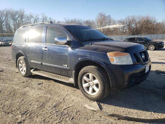 5N1BA08C68N619426 - 2008 NISSAN ARMADA SE BLUE photo 4