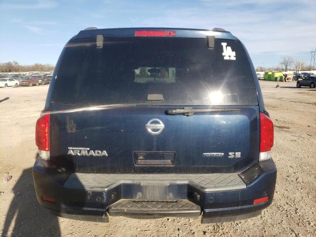 5N1BA08C68N619426 - 2008 NISSAN ARMADA SE BLUE photo 6