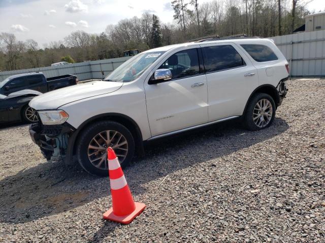 1C4RDJEGXEC435749 - 2014 DODGE DURANGO CITADEL WHITE photo 1