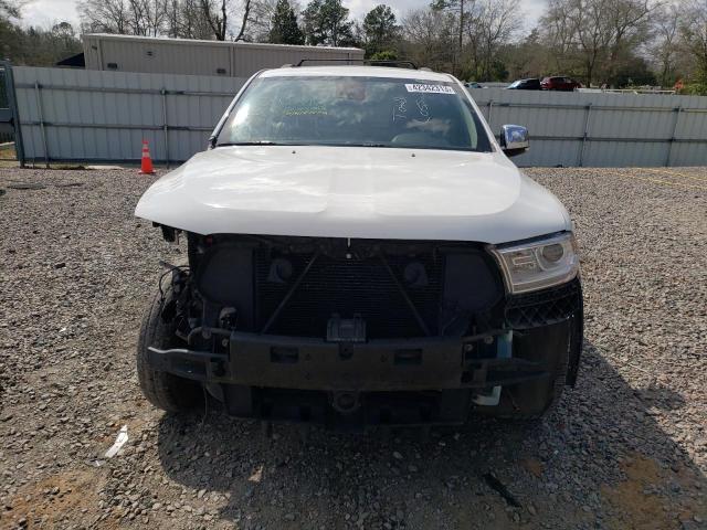 1C4RDJEGXEC435749 - 2014 DODGE DURANGO CITADEL WHITE photo 5