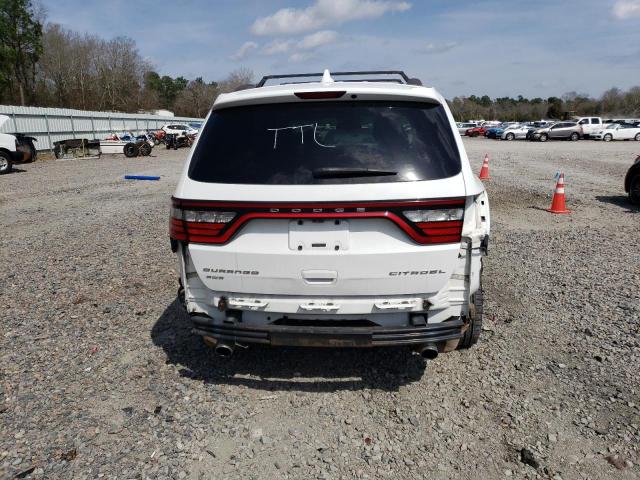 1C4RDJEGXEC435749 - 2014 DODGE DURANGO CITADEL WHITE photo 6