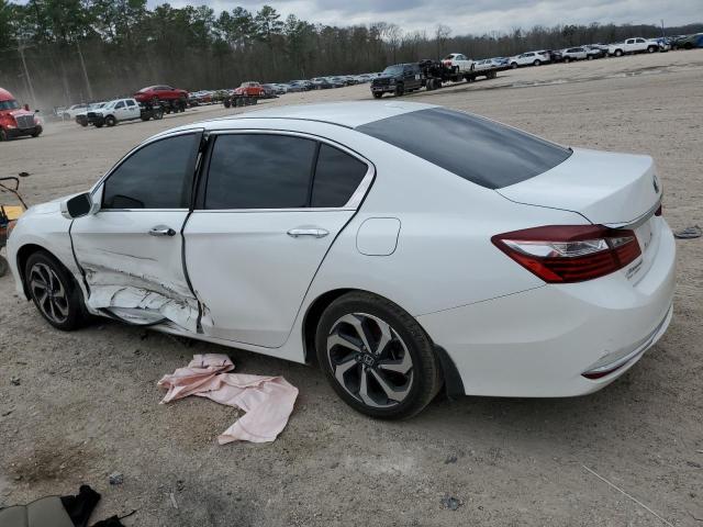 1HGCR2F89GA026503 - 2016 HONDA ACCORD EXL WHITE photo 2