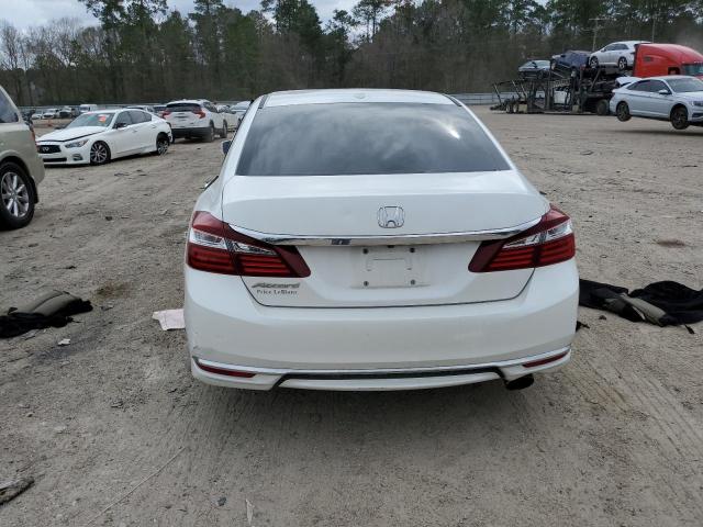 1HGCR2F89GA026503 - 2016 HONDA ACCORD EXL WHITE photo 6