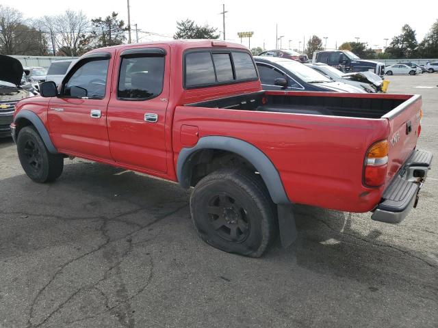 5TEGN92N52Z130131 - 2002 TOYOTA TACOMA DOUBLE CAB PRERUNNER RED photo 2