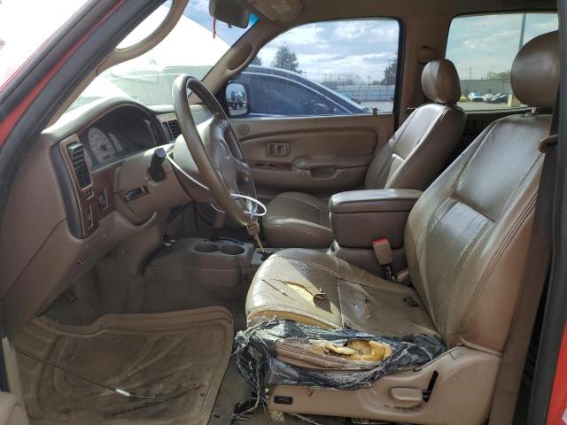 5TEGN92N52Z130131 - 2002 TOYOTA TACOMA DOUBLE CAB PRERUNNER RED photo 7