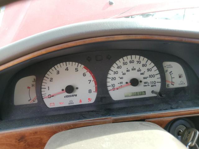 5TEGN92N52Z130131 - 2002 TOYOTA TACOMA DOUBLE CAB PRERUNNER RED photo 9