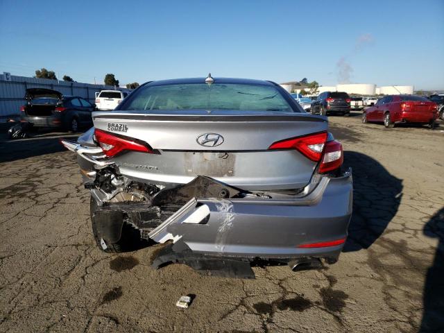 5NPE24AF9HH576243 - 2017 HYUNDAI SONATA SE SILVER photo 6