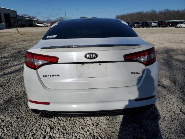 5XXGR4A69DG152359 - 2013 KIA OPTIMA SX WHITE photo 6