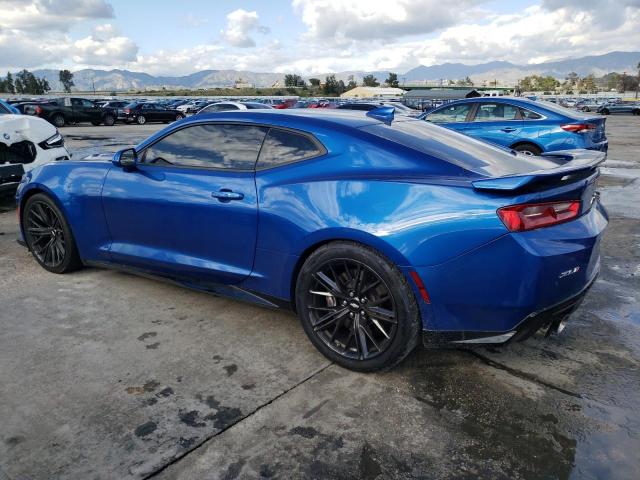 1G1FK1R63J0171059 - 2018 CHEVROLET CAMARO ZL1 蓝色 照片 2