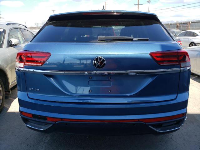 1V25E2CA4LC226230 - 2020 VOLKSWAGEN ATLAS CROS SE ლურჯი ფოტო 6