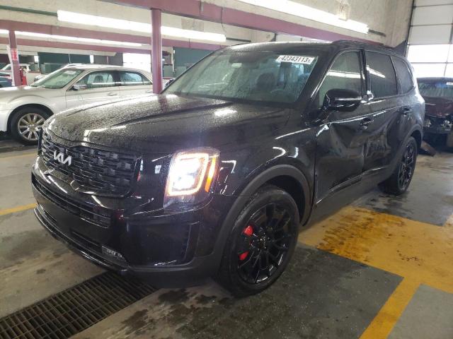 5XYP5DHCXNG212623 - 2022 KIA TELLURIDE SX BLACK photo 1