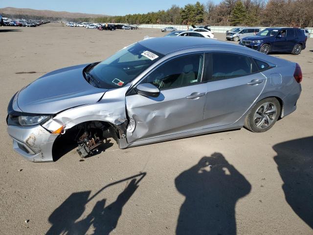 2HGFC2F62KH529457 - 2019 HONDA CIVIC LX SILVER photo 1