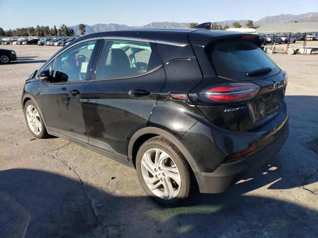 1G1FW6S0XN4101029 - 2022 CHEVROLET BOLT EV 1LT BLACK photo 2