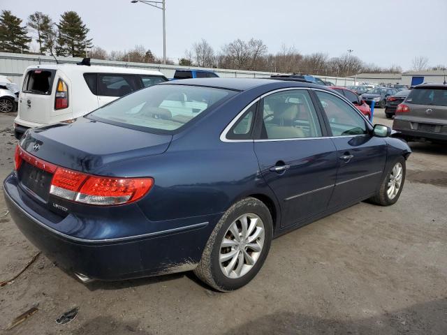 KMHFC46F36A105750 - 2006 HYUNDAI AZERA SE BLUE photo 3