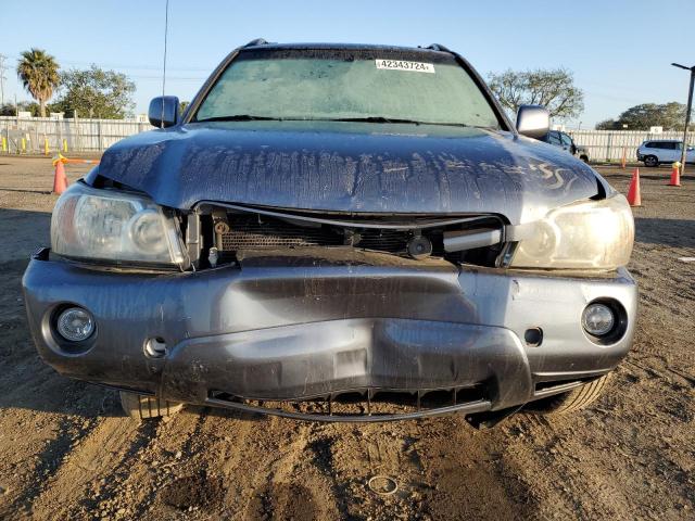 JTEDD21A970163194 - 2007 TOYOTA HIGHLANDER BLUE photo 5