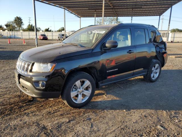 1C4NJCBA8GD743101 - 2016 JEEP COMPASS SPORT BLACK photo 1