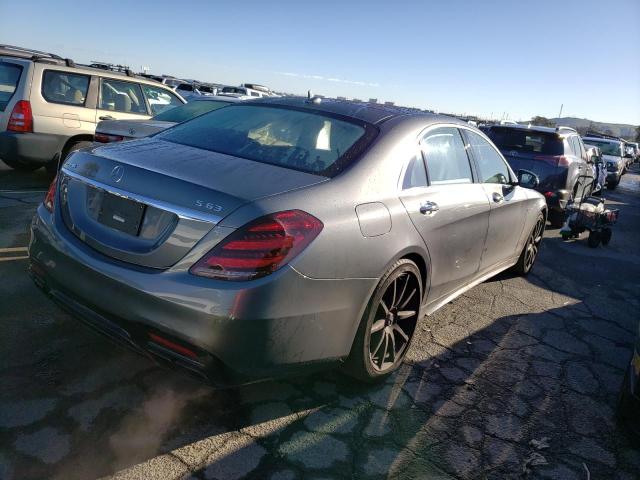 WDDUG8JB8JA421073 - 2018 MERCEDES-BENZ S 63 AMG 4MATIC GRAY photo 3