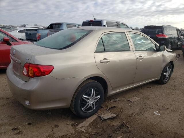 1NXBU40E59Z036784 - 2009 TOYOTA COROLLA BASE BEIGE photo 3