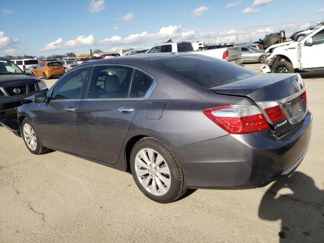 1HGCR2F89FA038701 - 2015 HONDA ACCORD EXL GRAY photo 2