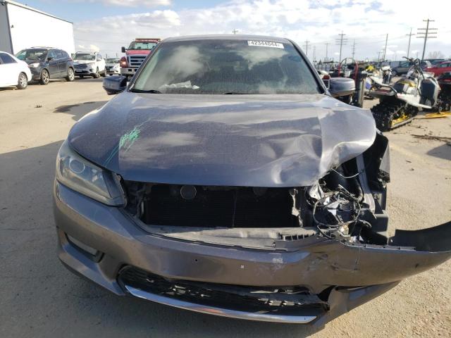 1HGCR2F89FA038701 - 2015 HONDA ACCORD EXL GRAY photo 5