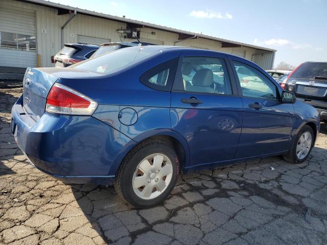 1FAHP34N68W263971 - 2008 FORD FOCUS S/SE BLUE photo 3