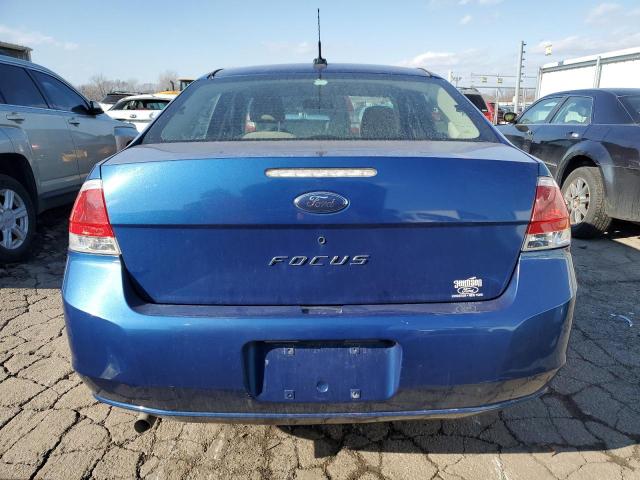 1FAHP34N68W263971 - 2008 FORD FOCUS S/SE BLUE photo 6