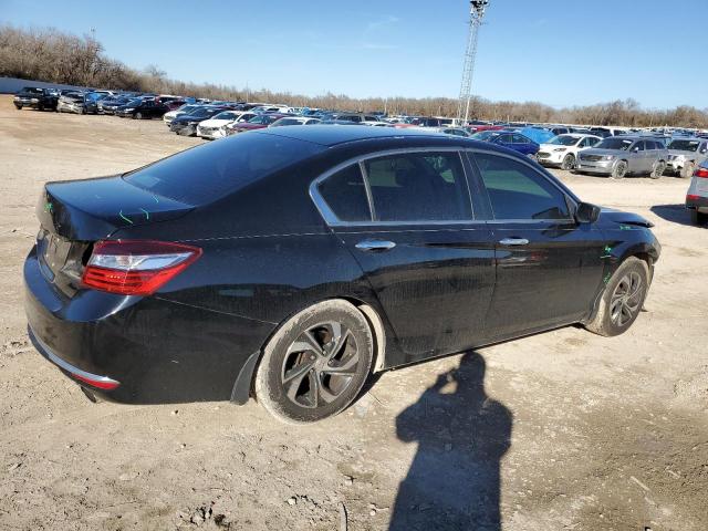 1HGCR2F33GA107369 - 2016 HONDA ACCORD LX BLACK photo 3