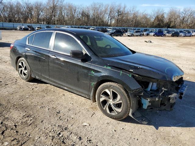 1HGCR2F33GA107369 - 2016 HONDA ACCORD LX BLACK photo 4