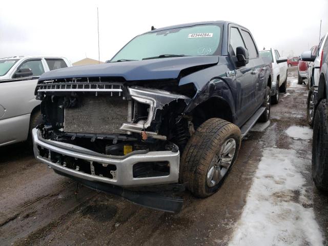1FTEW1E53LKD48981 - 2020 FORD F150 SUPERCREW BLUE photo 1