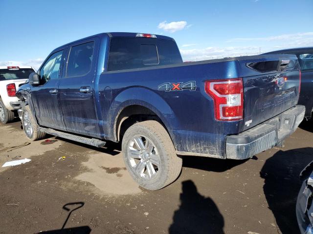 1FTEW1E53LKD48981 - 2020 FORD F150 SUPERCREW BLUE photo 2