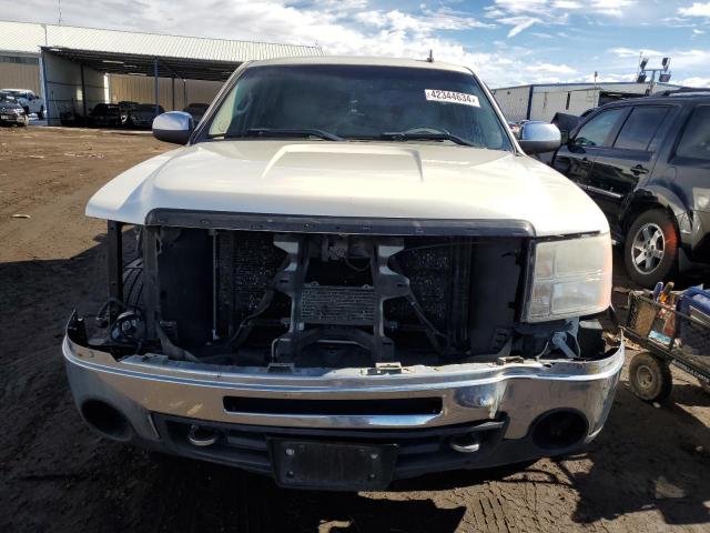 3GTP2WE79DG320369 - 2013 GMC SIERRA K1500 SLT WHITE photo 5