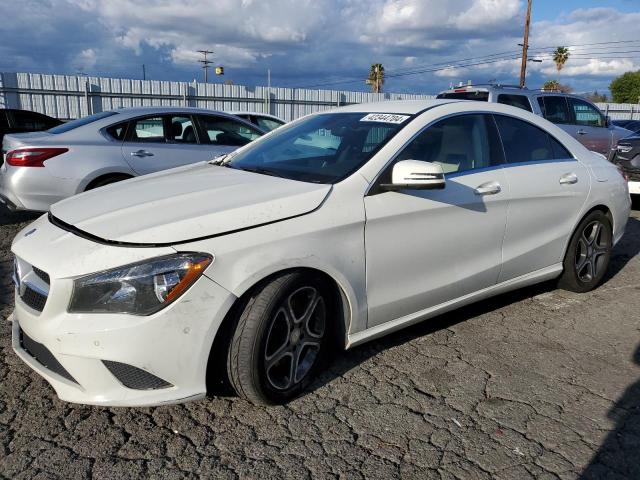 WDDSJ4EB4EN053503 - 2014 MERCEDES-BENZ CLA 250 WHITE photo 1