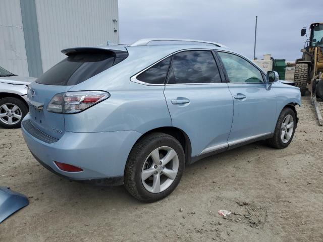 2T2BK1BA5AC018074 - 2010 LEXUS RX 350 BLUE photo 3