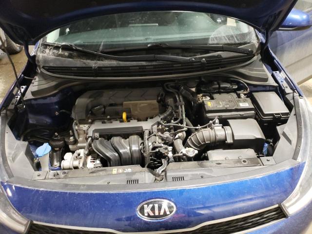 3KPA24AD7LE312285 - 2020 KIA RIO LX BLUE photo 11