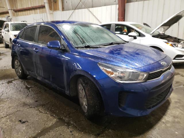 3KPA24AD7LE312285 - 2020 KIA RIO LX BLUE photo 4