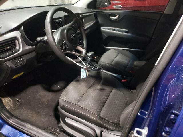 3KPA24AD7LE312285 - 2020 KIA RIO LX BLUE photo 7