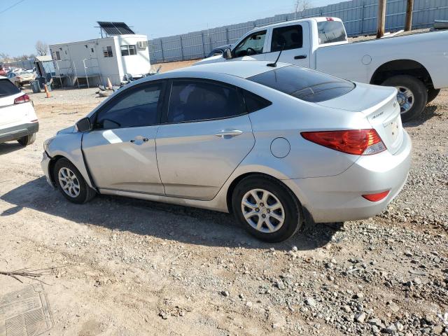 KMHCT4AE2CU249897 - 2012 HYUNDAI ACCENT GLS SILVER photo 2