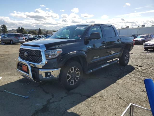 5TFDW5F15JX702028 - 2018 TOYOTA TUNDRA CREWMAX SR5 BLACK photo 1