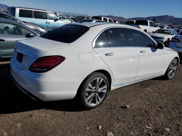 55SWF8DB8KU315599 - 2019 MERCEDES-BENZ C 300 WHITE photo 3