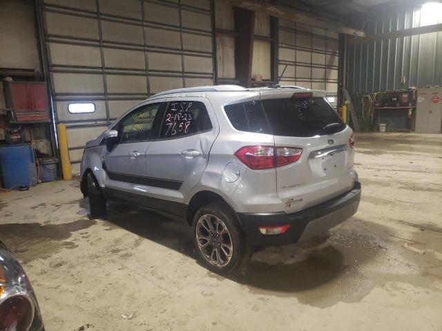 MAJ6S3KL8NC467658 - 2022 FORD ECOSPORT TITANIUM SILVER photo 2