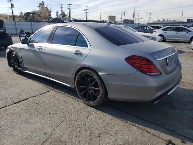 WDDUG7JBXFA108818 - 2015 MERCEDES-BENZ S 63 AMG GRAY photo 2