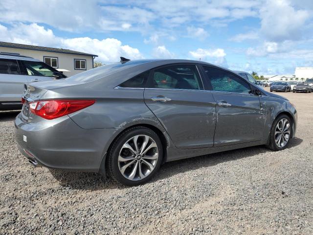 5NPEC4AB1DH579156 - 2013 HYUNDAI SONATA SE GRAY photo 3